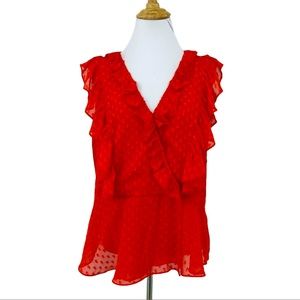 Gorgeous Mason d’ Amelie ruffle blouse. ❤️